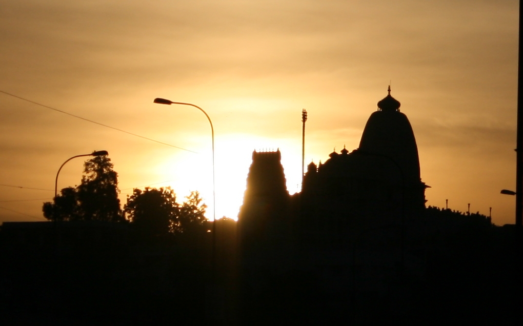 Birla Mandir Hyderabad at Sunset