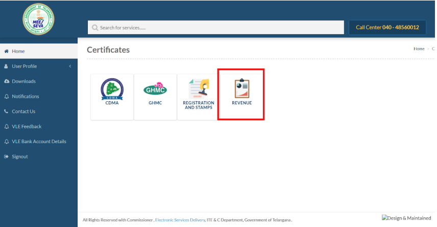 Find the “Certificates” section Find the “Certificates” section